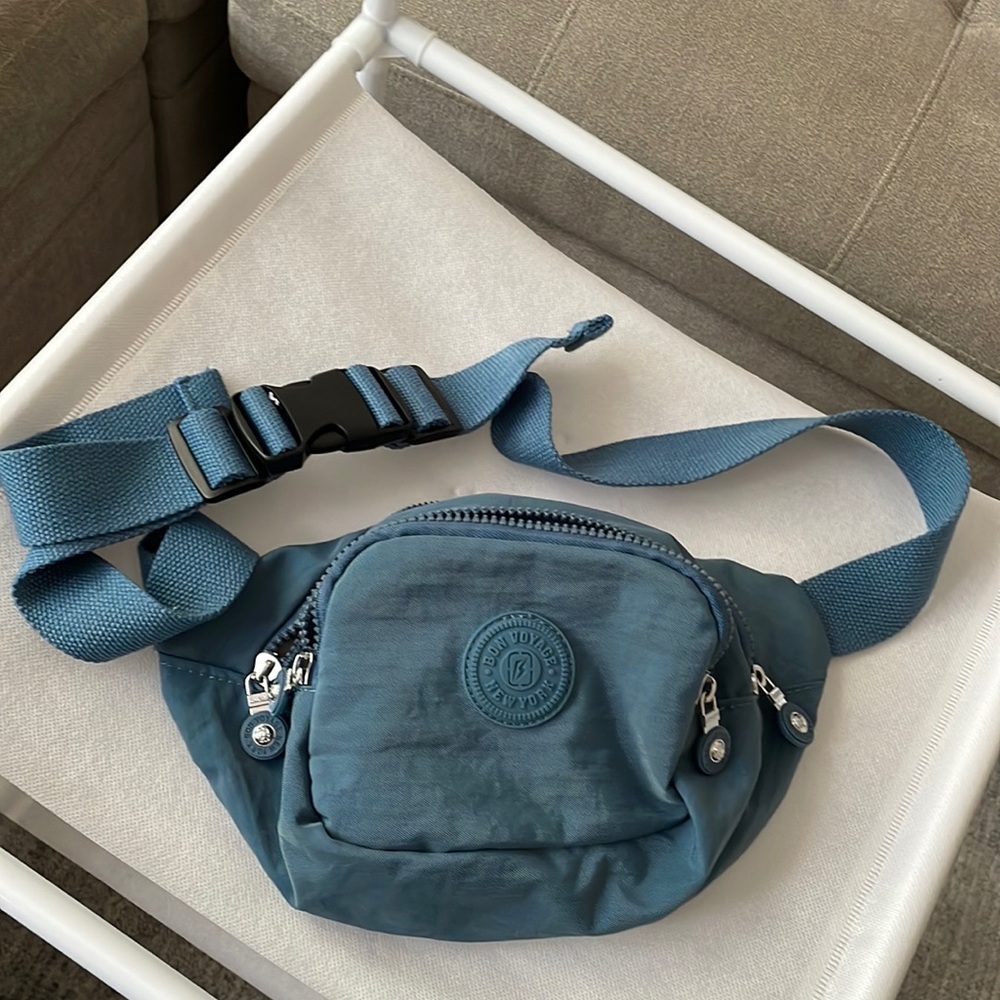 Blue travel bag
